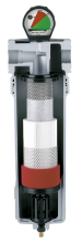 Serie R, aluminium compressed air filters 16 bar